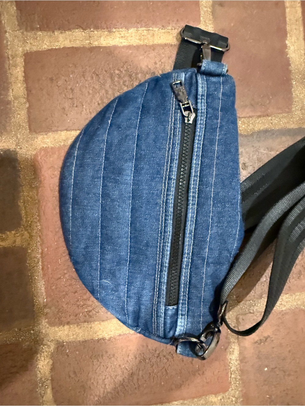 Denim Think Royln waist bag/ cross body